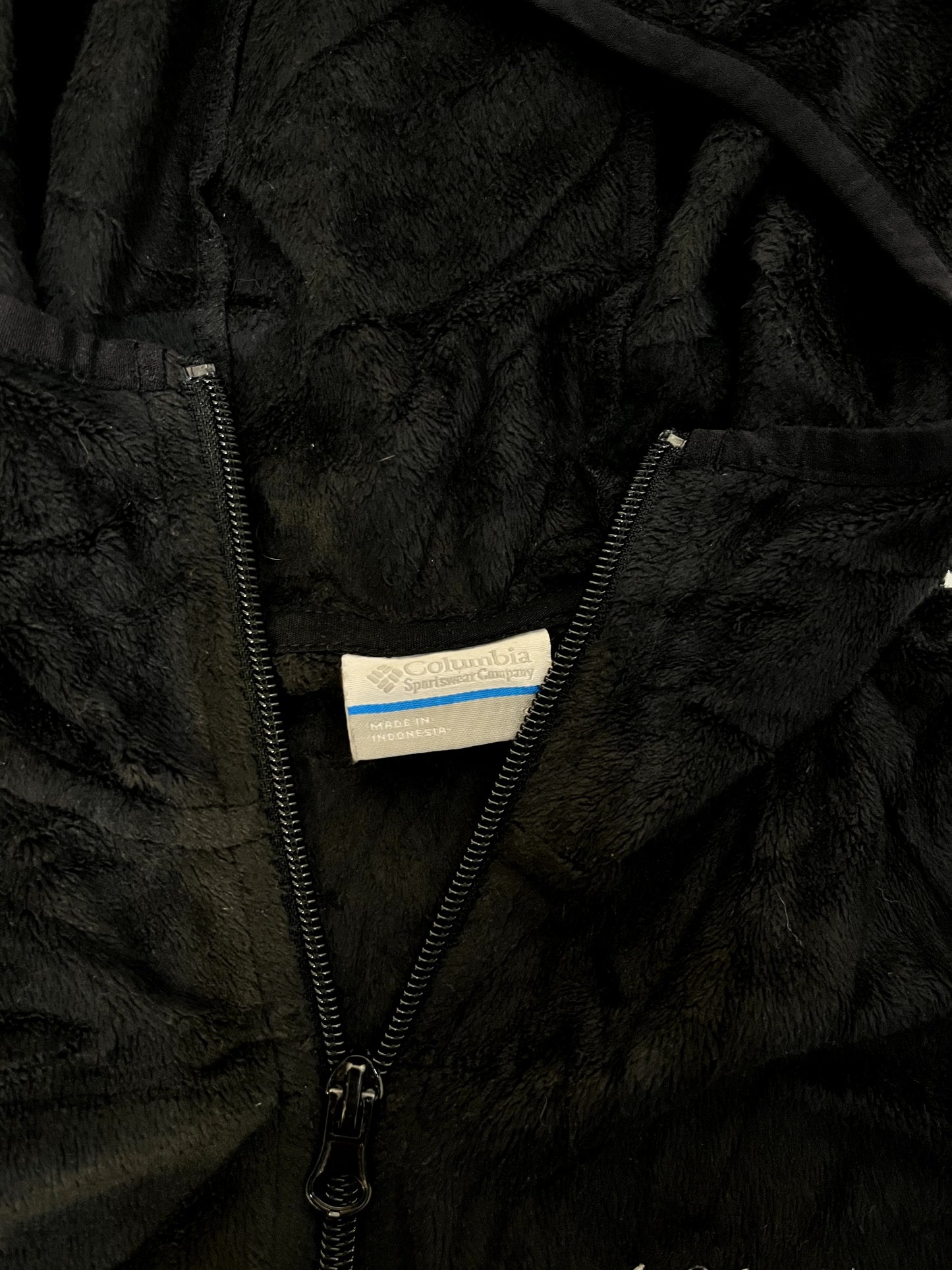 Vintage Columbia Sportswear Company Black Fleece Hoodie Jacket