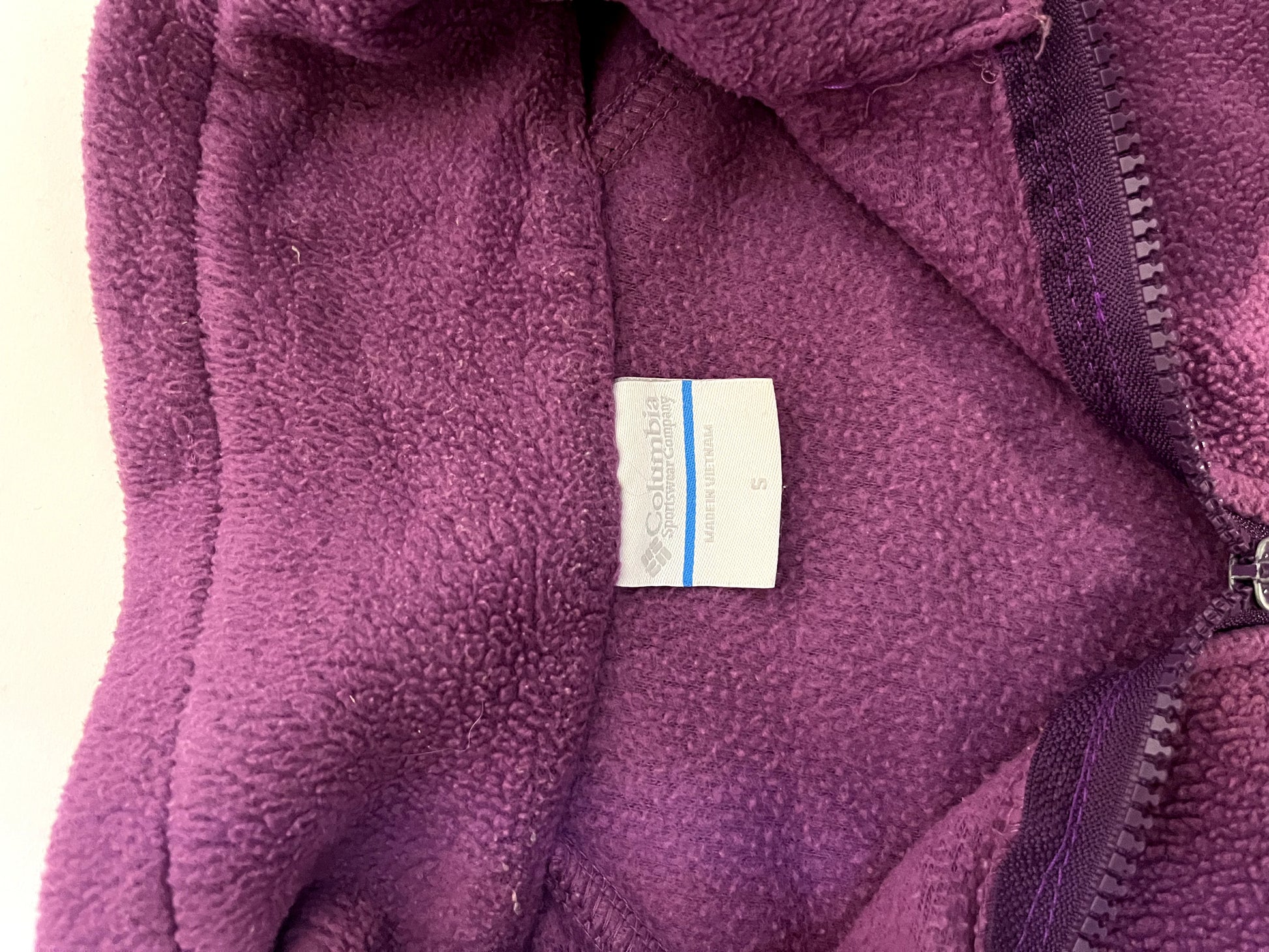 Vintage Columbia Purple Fleece Jacket