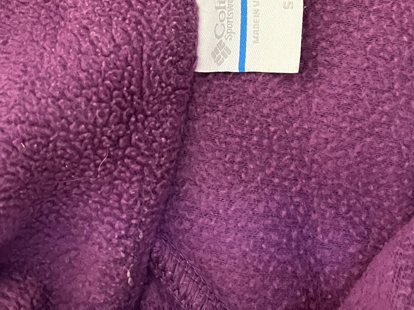 Vintage Columbia Purple Fleece Jacket