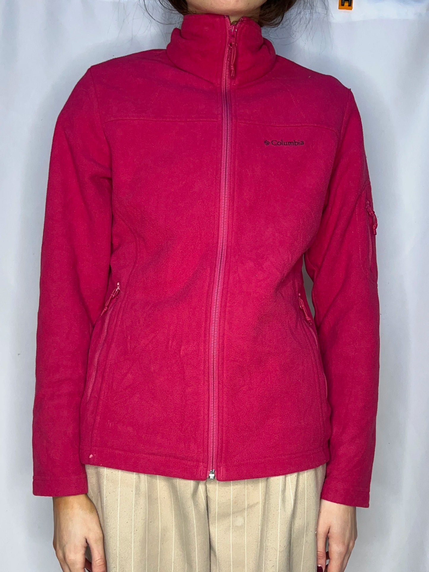Vintage Columbia Pink Fleece Jacket