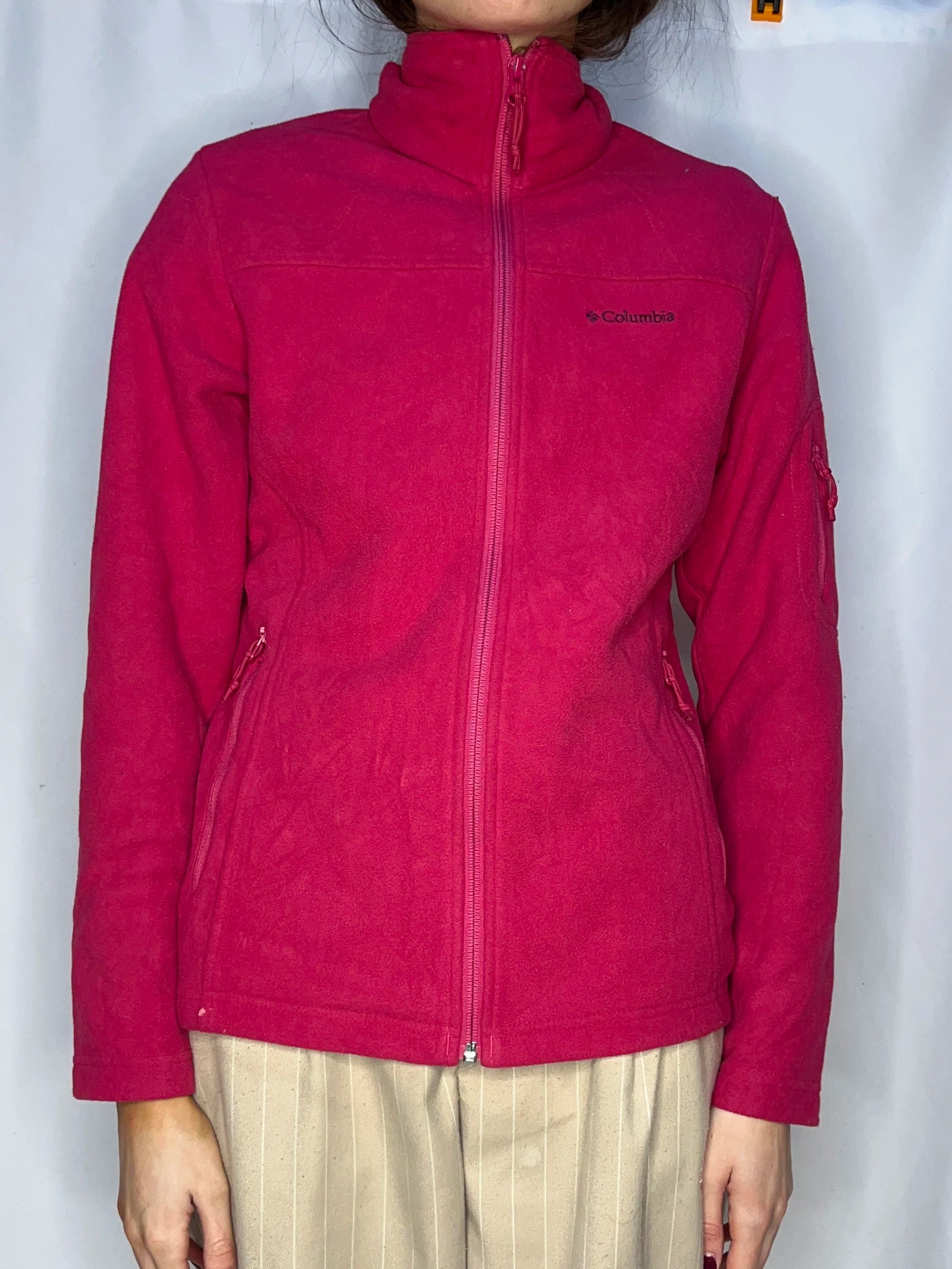 Vintage Columbia Pink Fleece Jacket