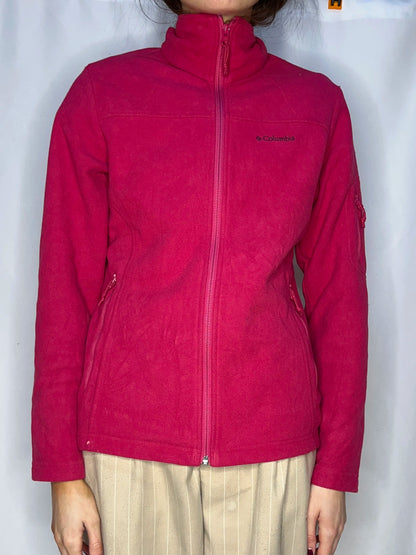Vintage Columbia Pink Fleece Jacket