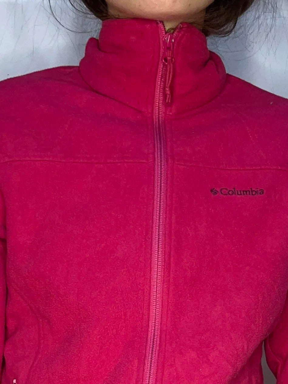 Vintage Columbia Pink Fleece Jacket