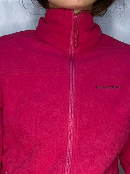Vintage Columbia Pink Fleece Jacket