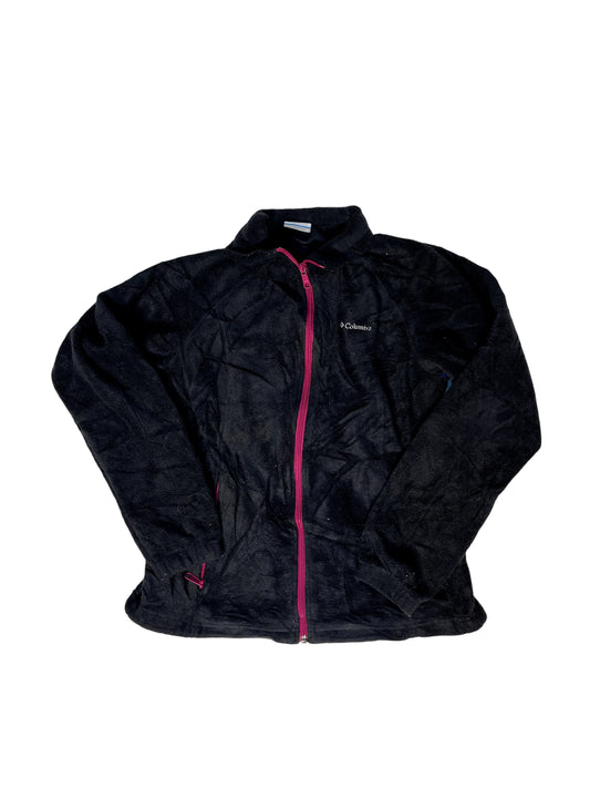 Vintage Columbia Black Fleece Zip-up Jacket
