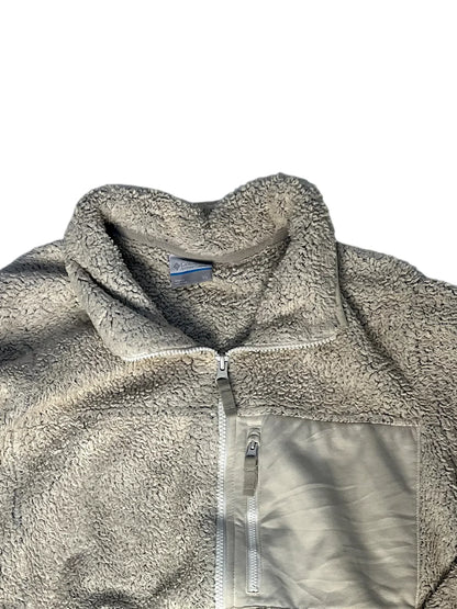 Vintage Columbia Beige Fleece Jacket