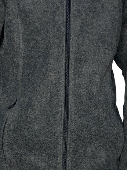 Vintage Columbia Gray Full-zip Fleece Jacket