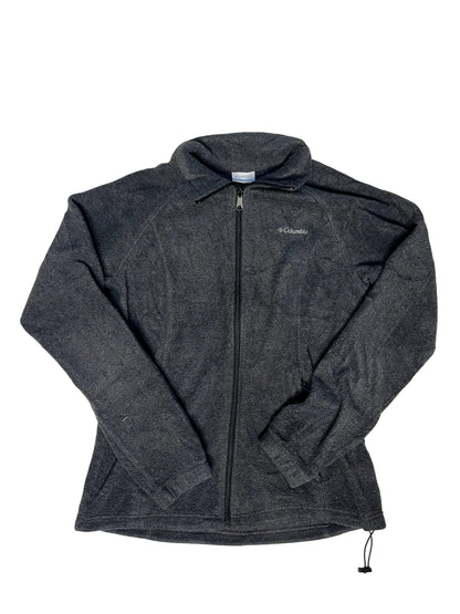 Vintage Columbia Gray Full-zip Fleece Jacket