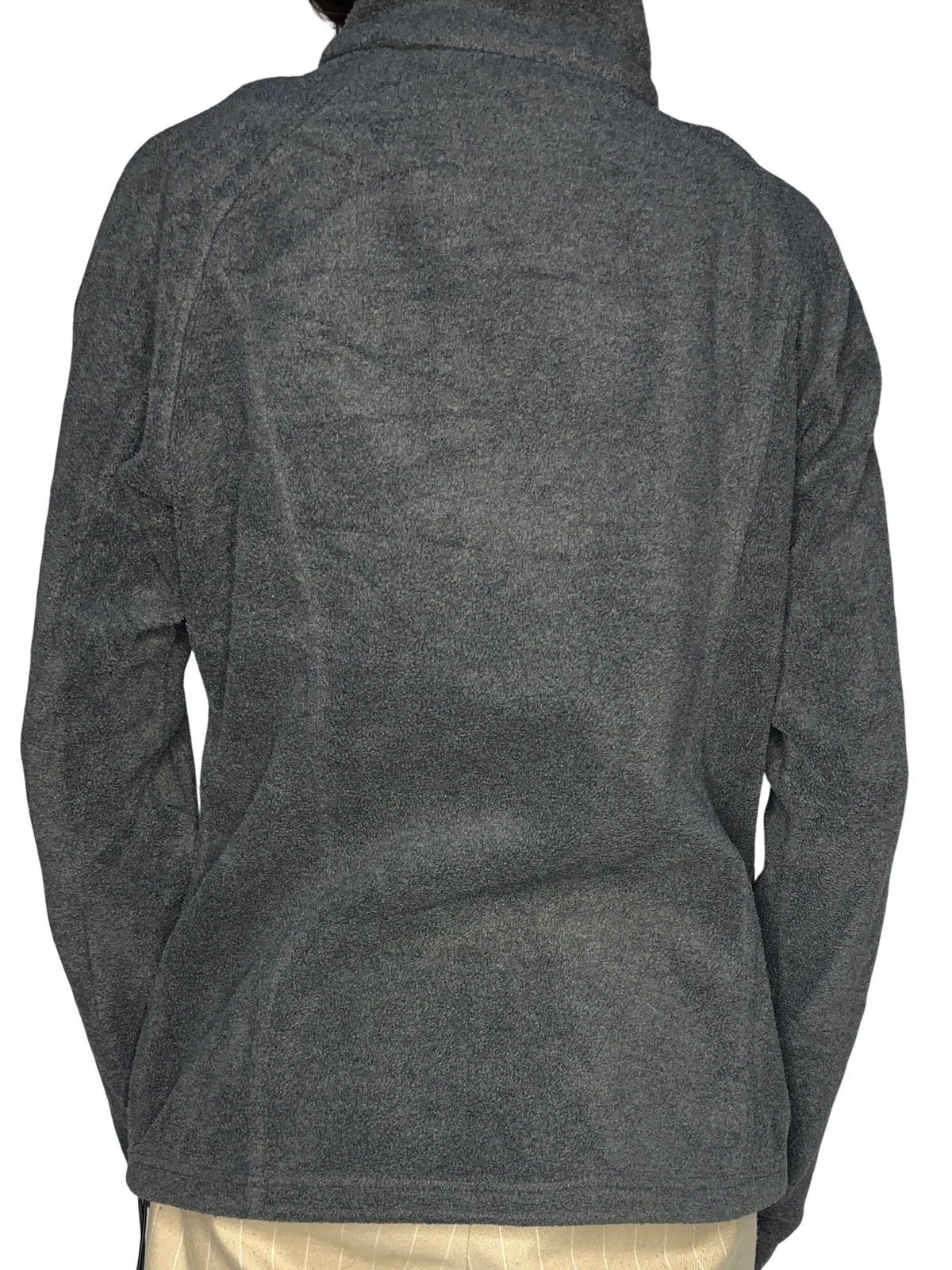Vintage Columbia Gray Full-zip Fleece Jacket