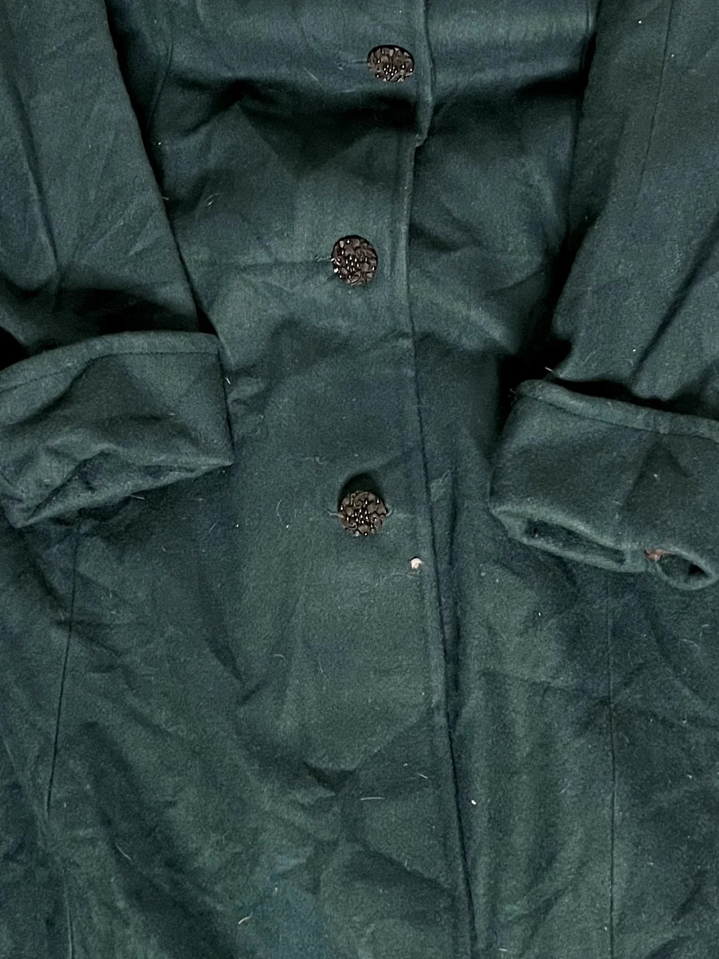 Vintage Jofeld Green Jackets &amp; Cotton Coat