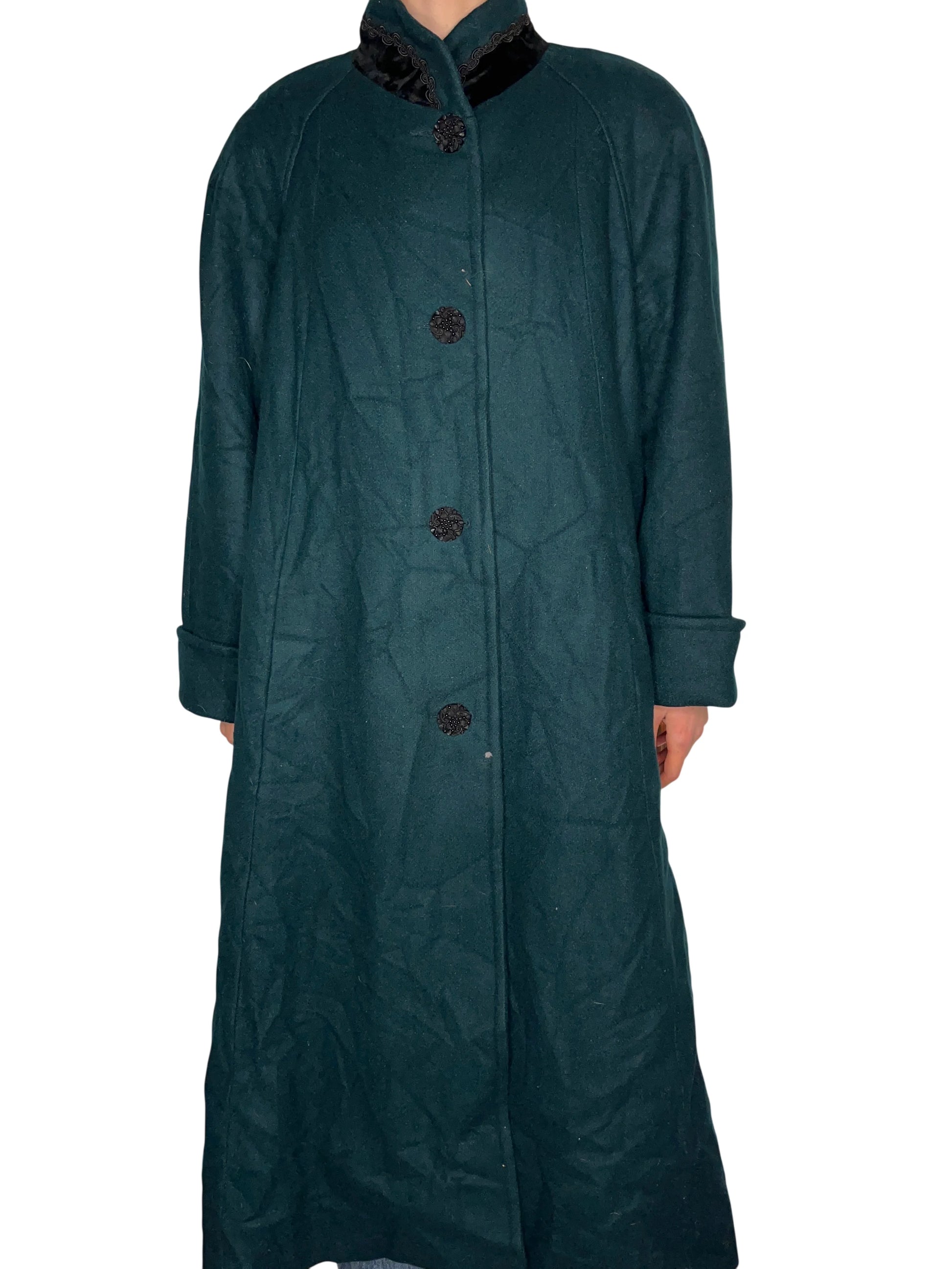 Vintage Jofeld Green Jackets &amp; Cotton Coat