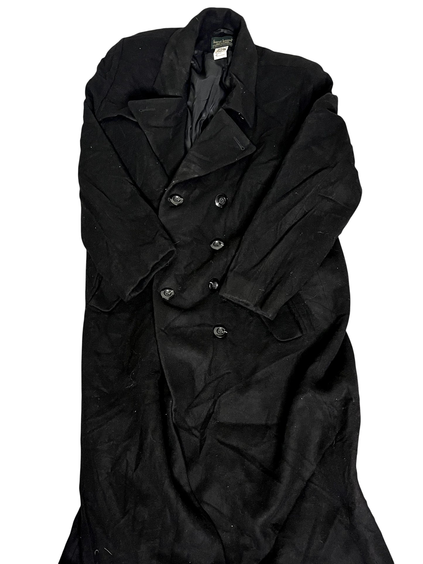 Vintage Harvé Benard Pour La Femme By Gene Co. Holtzman Black Overcoat Coats & Jackets