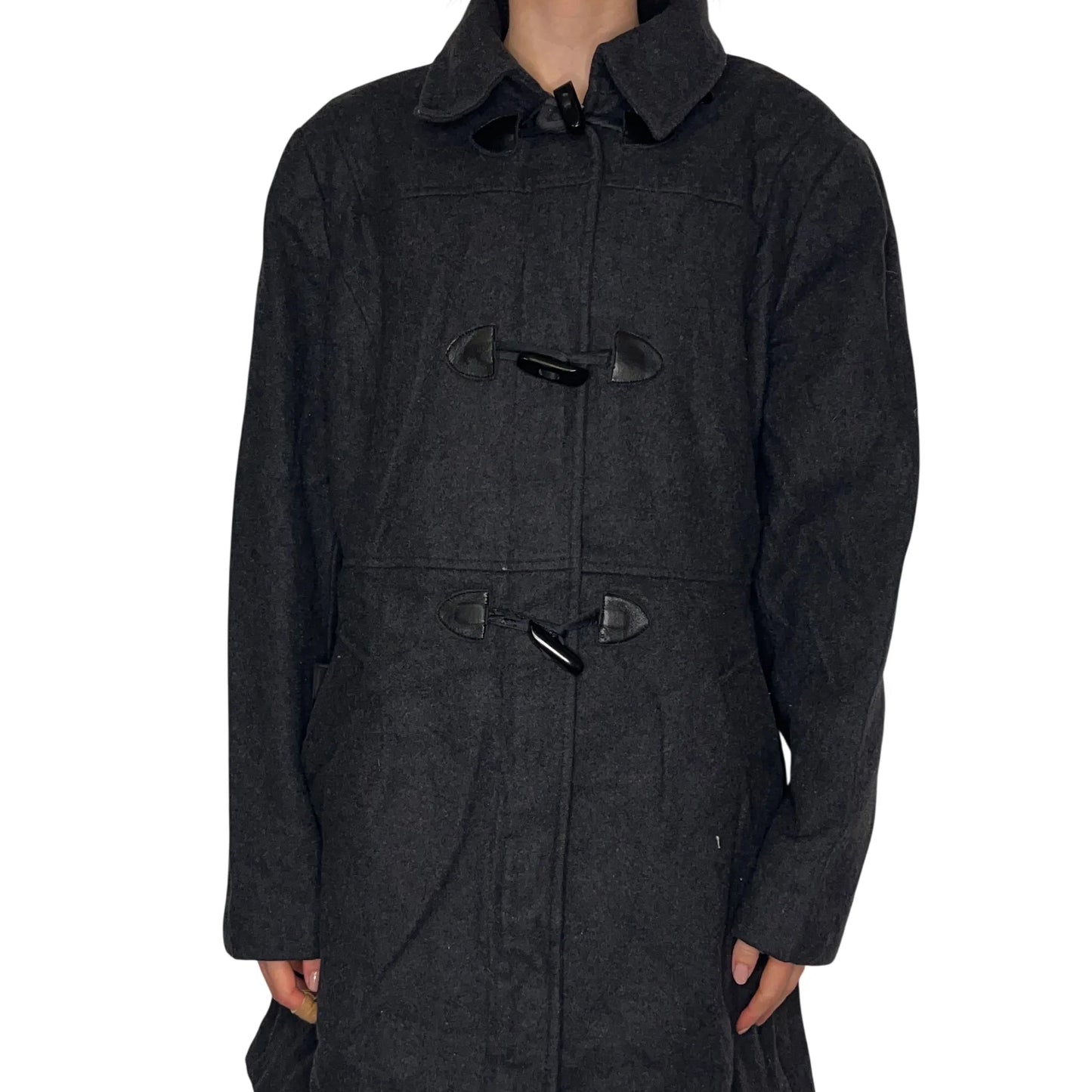 Vintage Nautica Black Overcoat Coats & Jackets