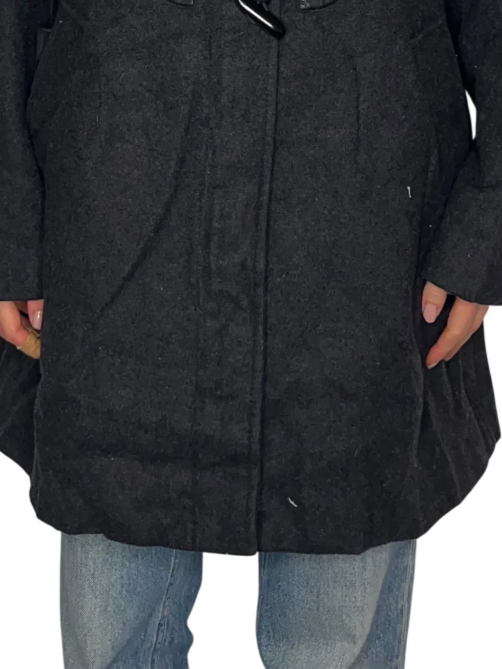 Vintage Nautica Black Overcoat Coats & Jackets