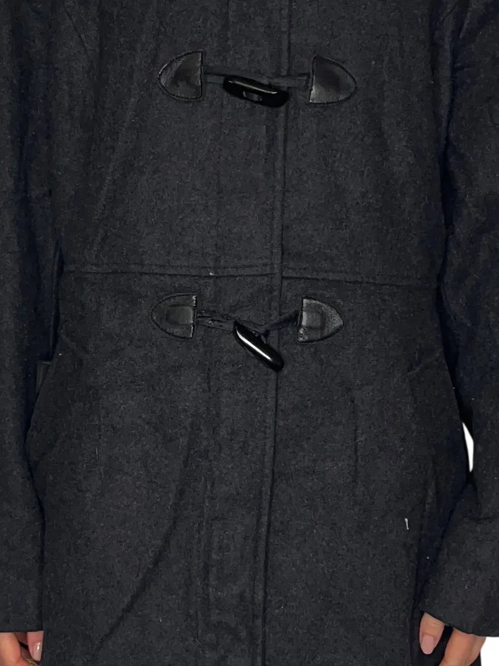 Vintage Nautica Black Overcoat Coats & Jackets