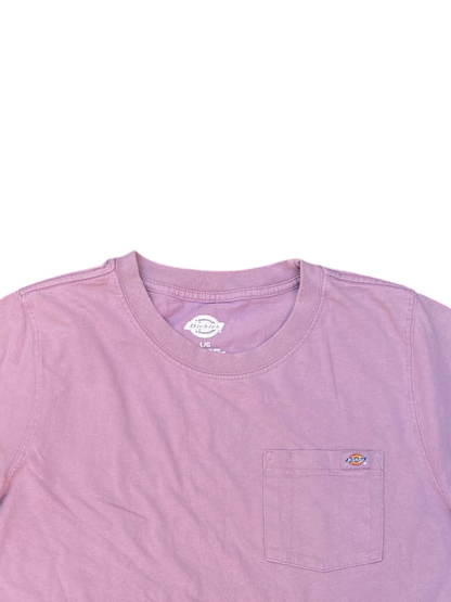 Dickies Pink Pocket Tee - XL - Heavyweight Cotton Boxy Fit