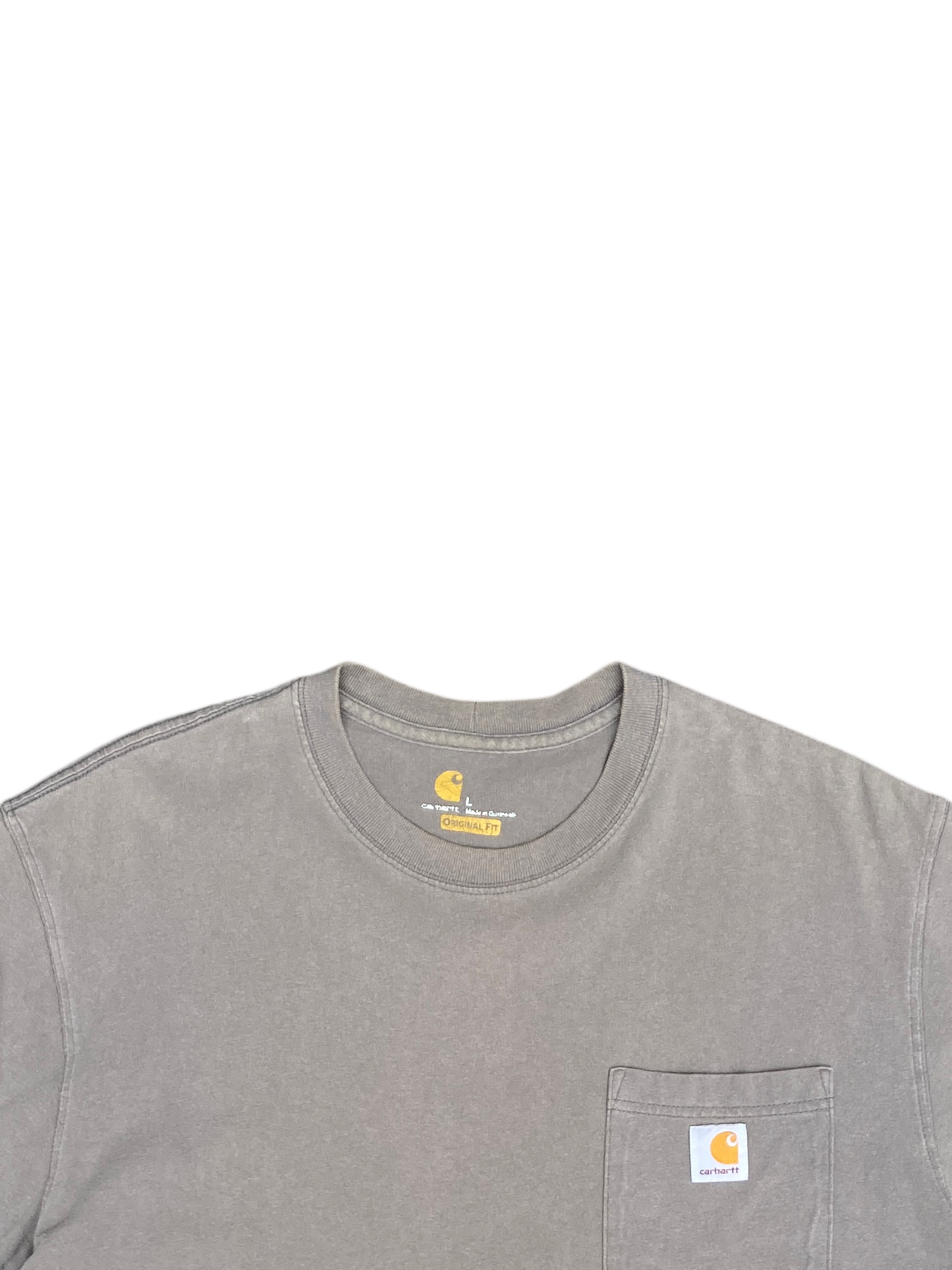 Carhartt Gray Original fit Logo T-shirt