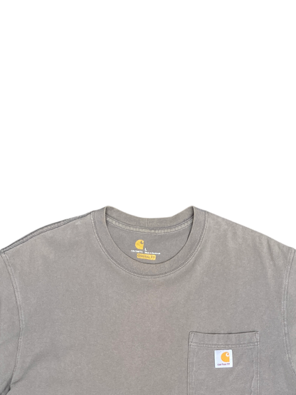 Carhartt Gray Original fit Logo T-shirt