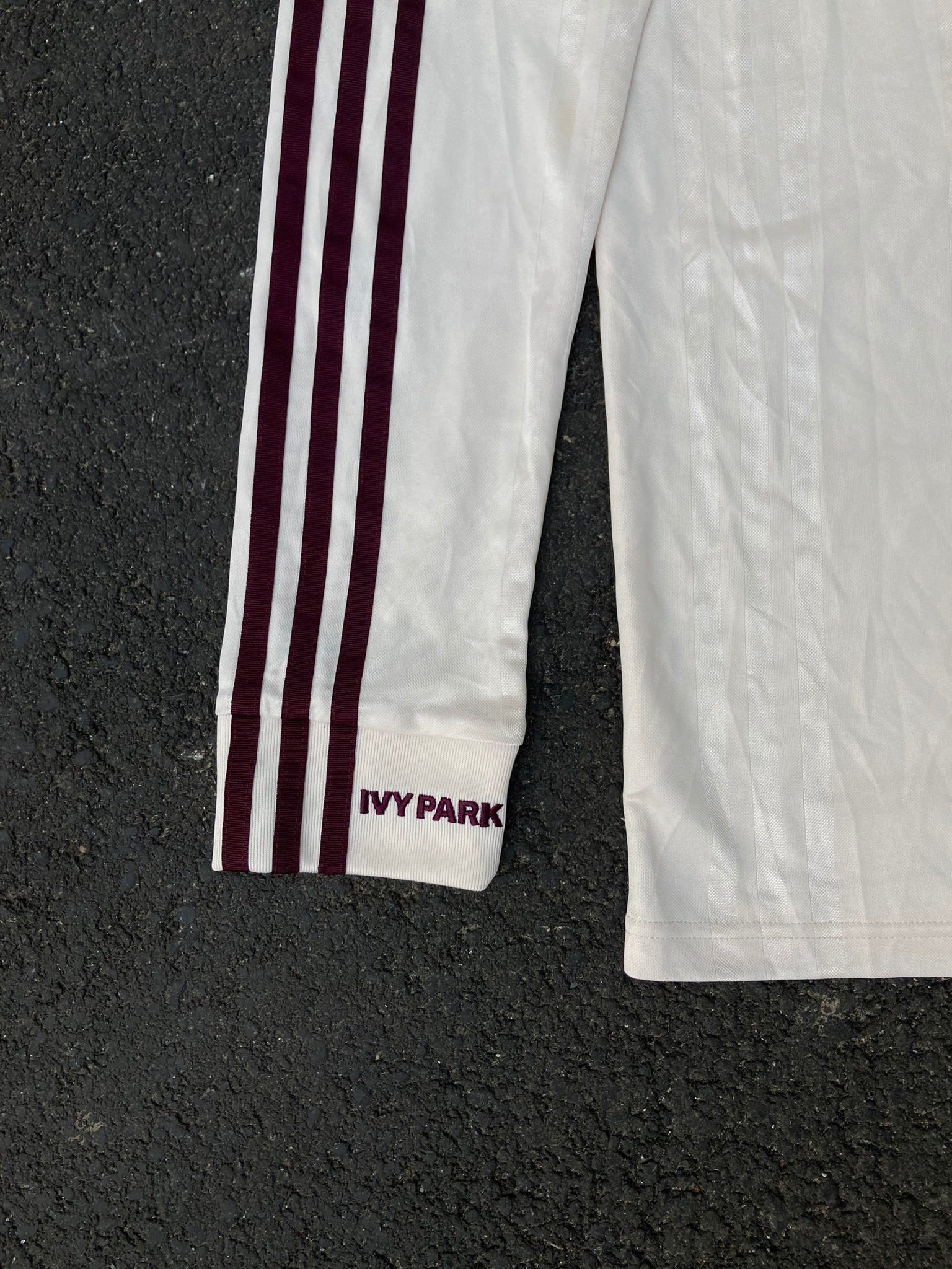 Adidas Ivy Park Cream Soccer Jersey Long Sleeve - Blokecore