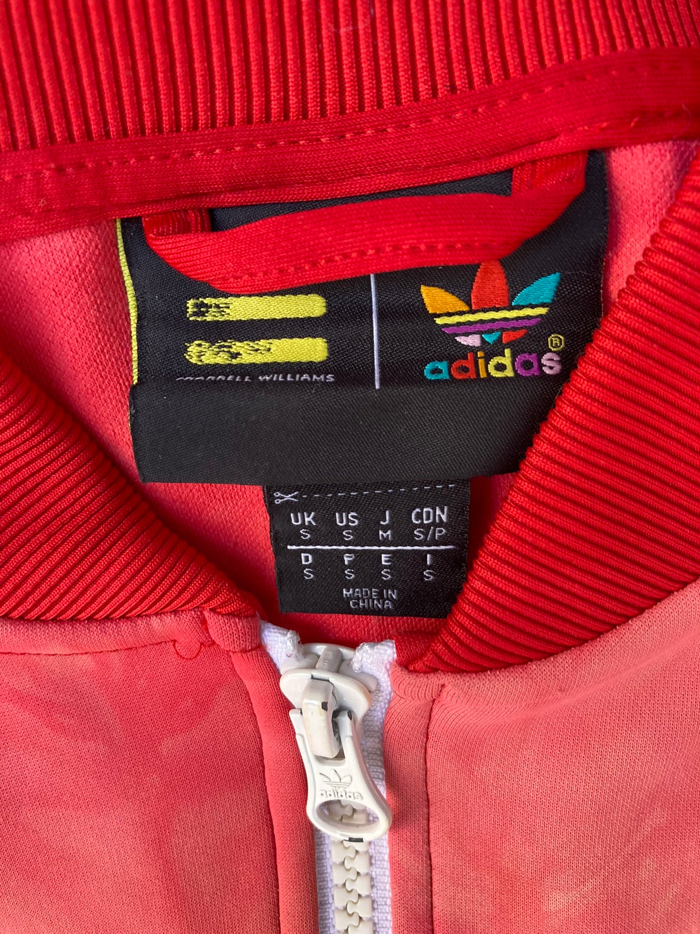 Adidas x Pharrell Williams Hu Holi Superstar Track Jacket - Scarlet Red