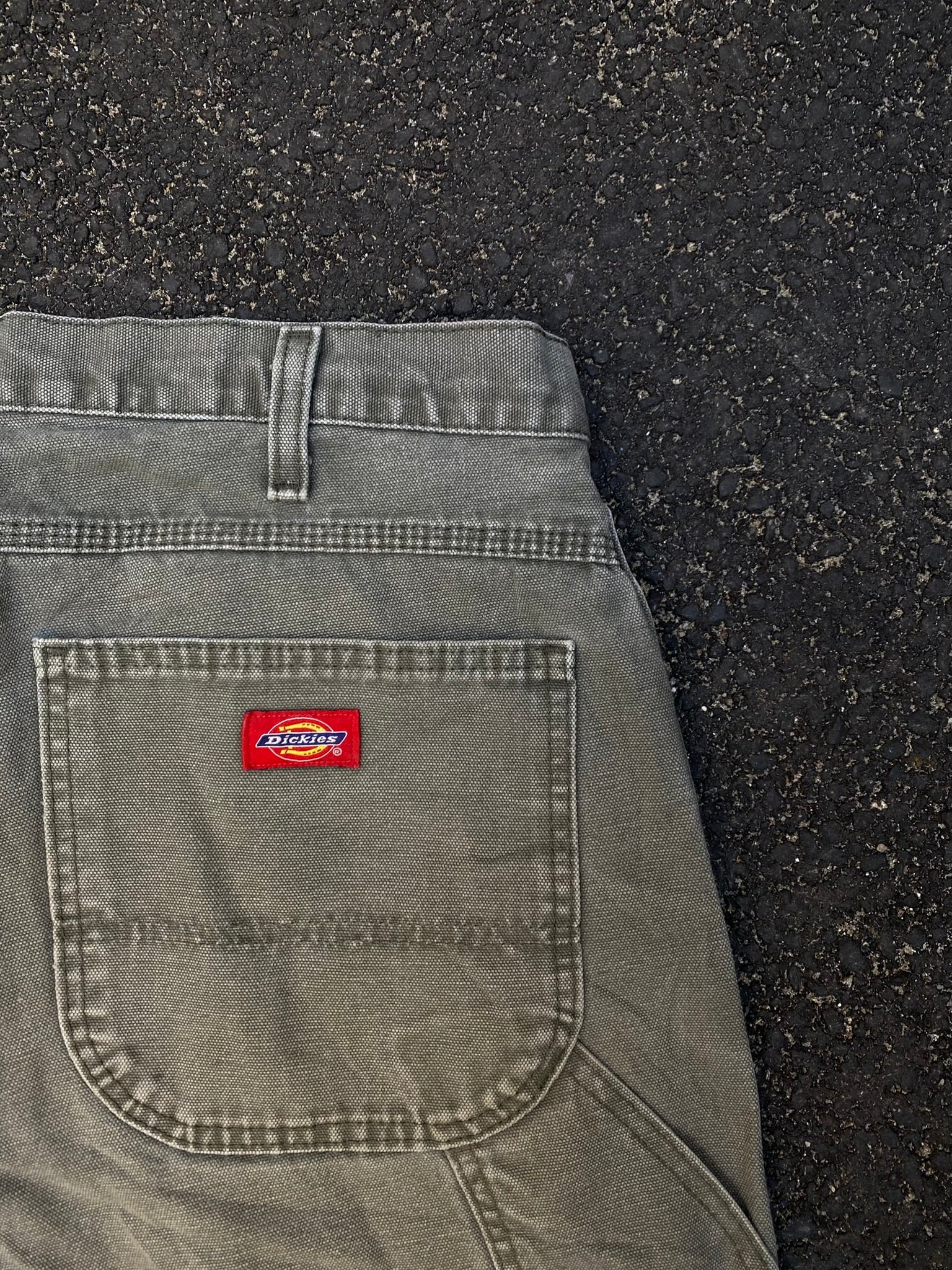 Dickies Carpenter Pants - Rinsed Moss Green