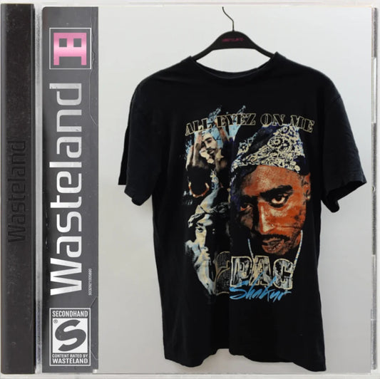 Vintage Black 2pac Tee-Shirt