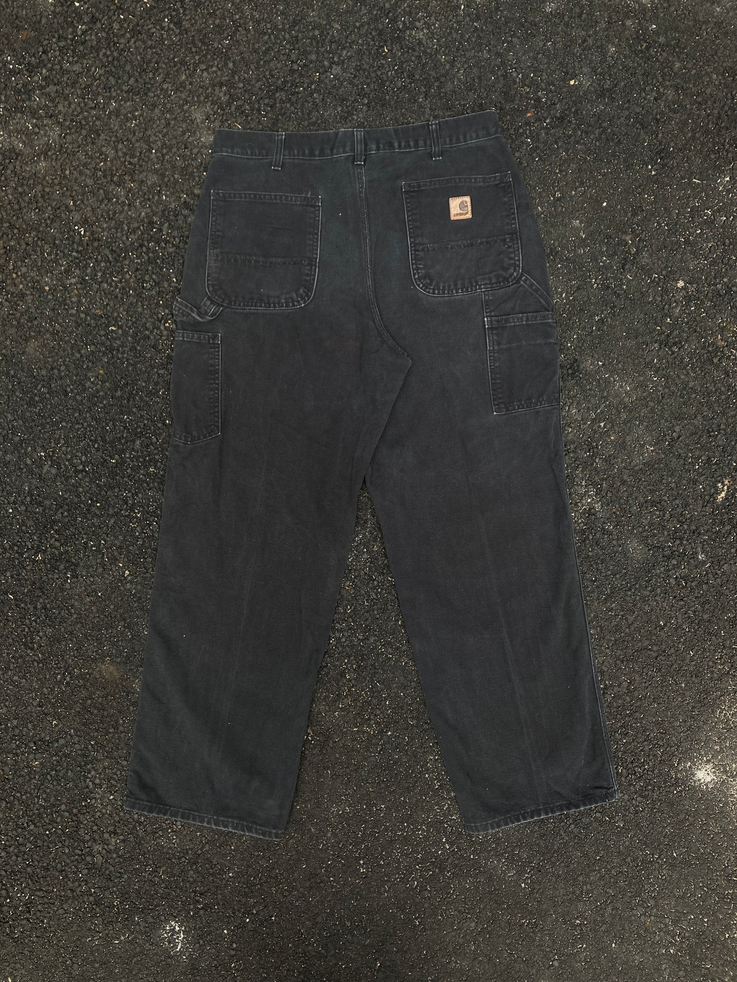 Carhartt Black Carpenter Pants Dungaree fit