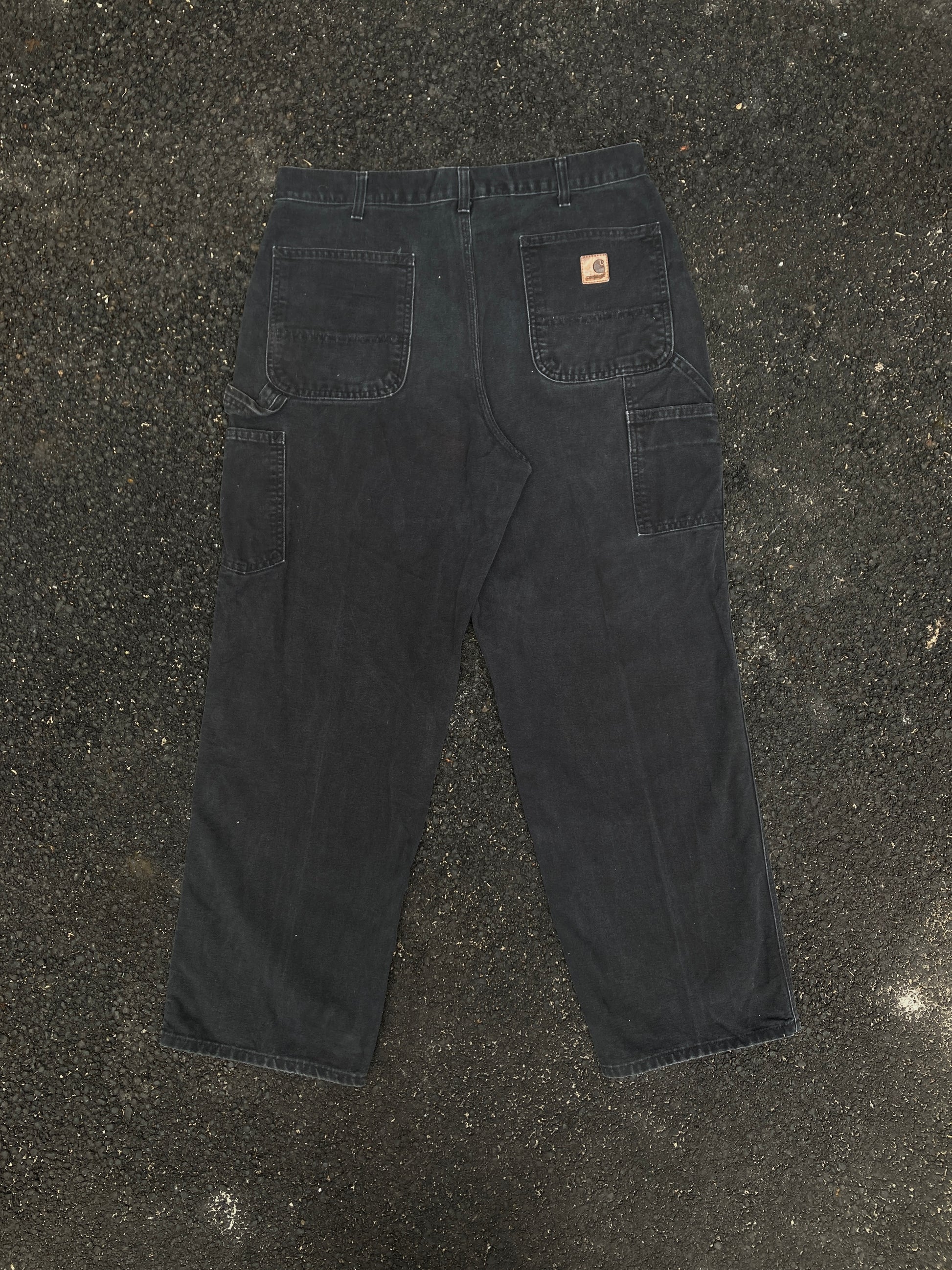 Carhartt Black Carpenter Pants Dungaree fit
