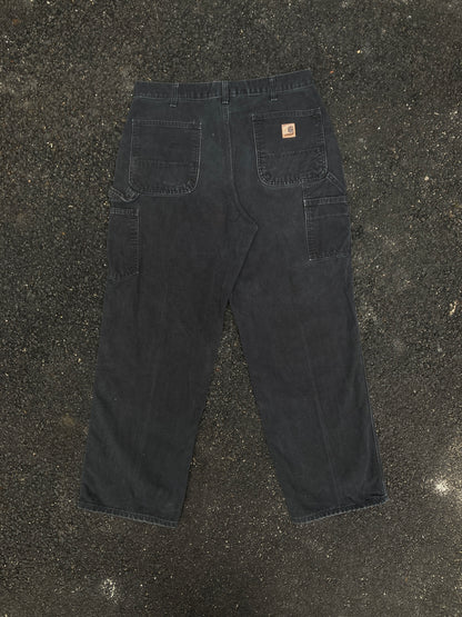 Carhartt Black Carpenter Pants Dungaree fit