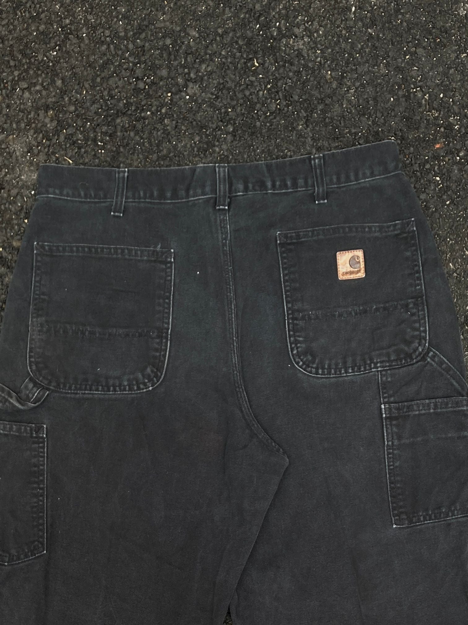 Carhartt Black Carpenter Pants Dungaree fit