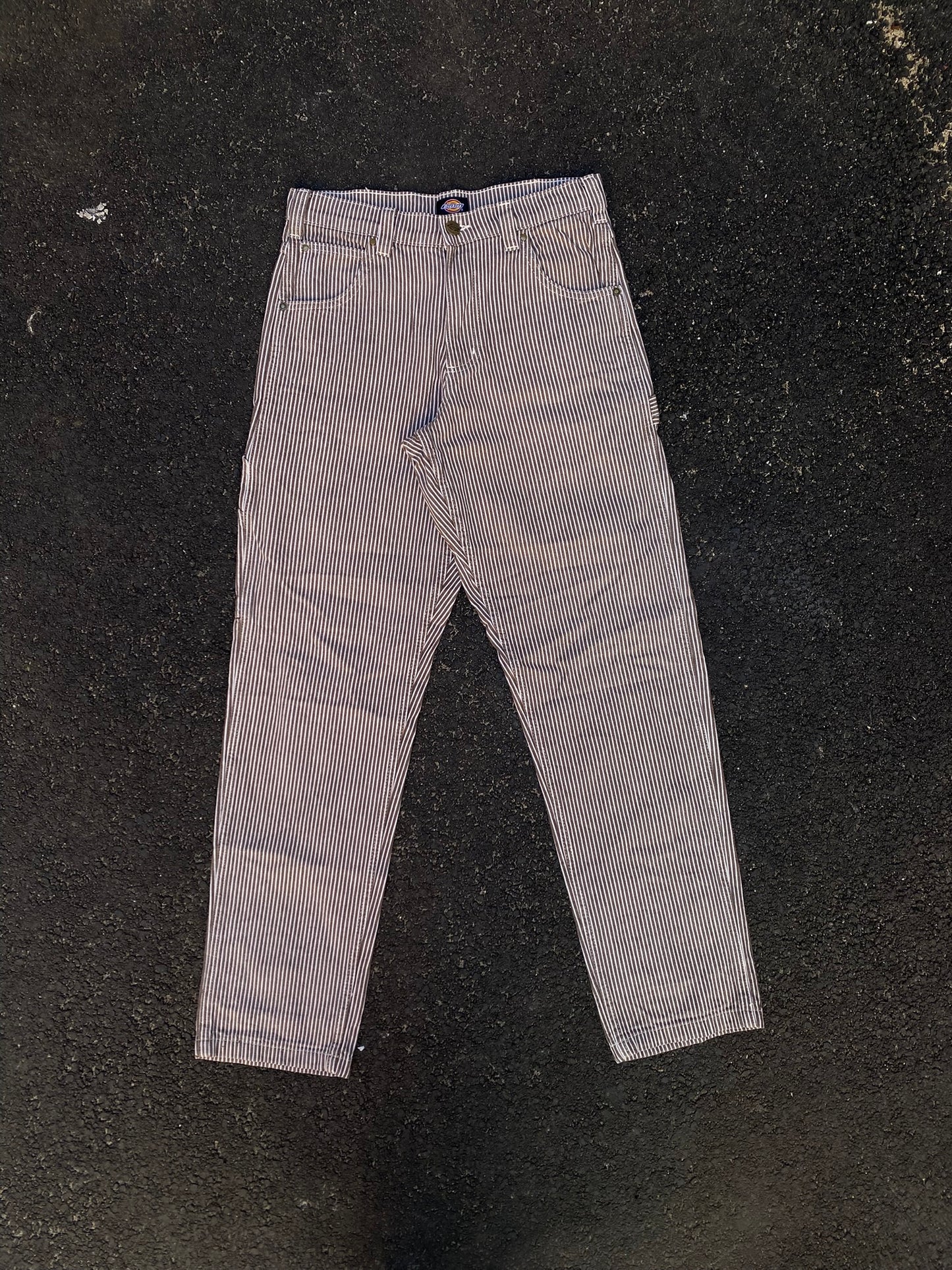 Dickies Garyville Carpenter Pants - Hickory Stripe
