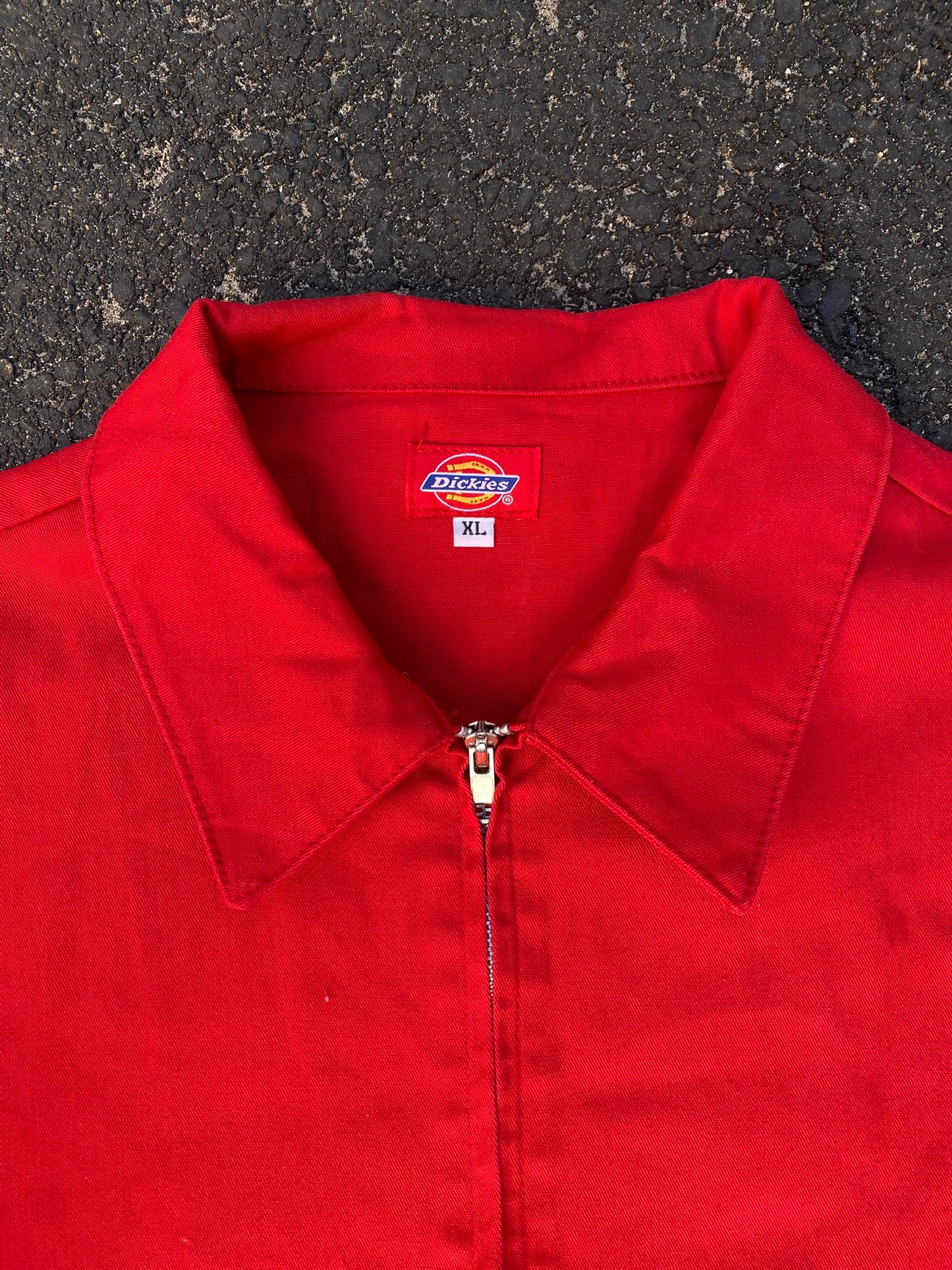 Vintage Dickies Eisenhower Jacket - Bright Red - size XL