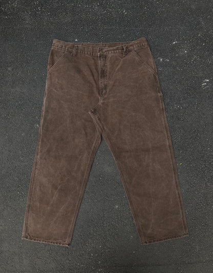 Carhartt Carpenter Pants - Made in USA Brown 2000