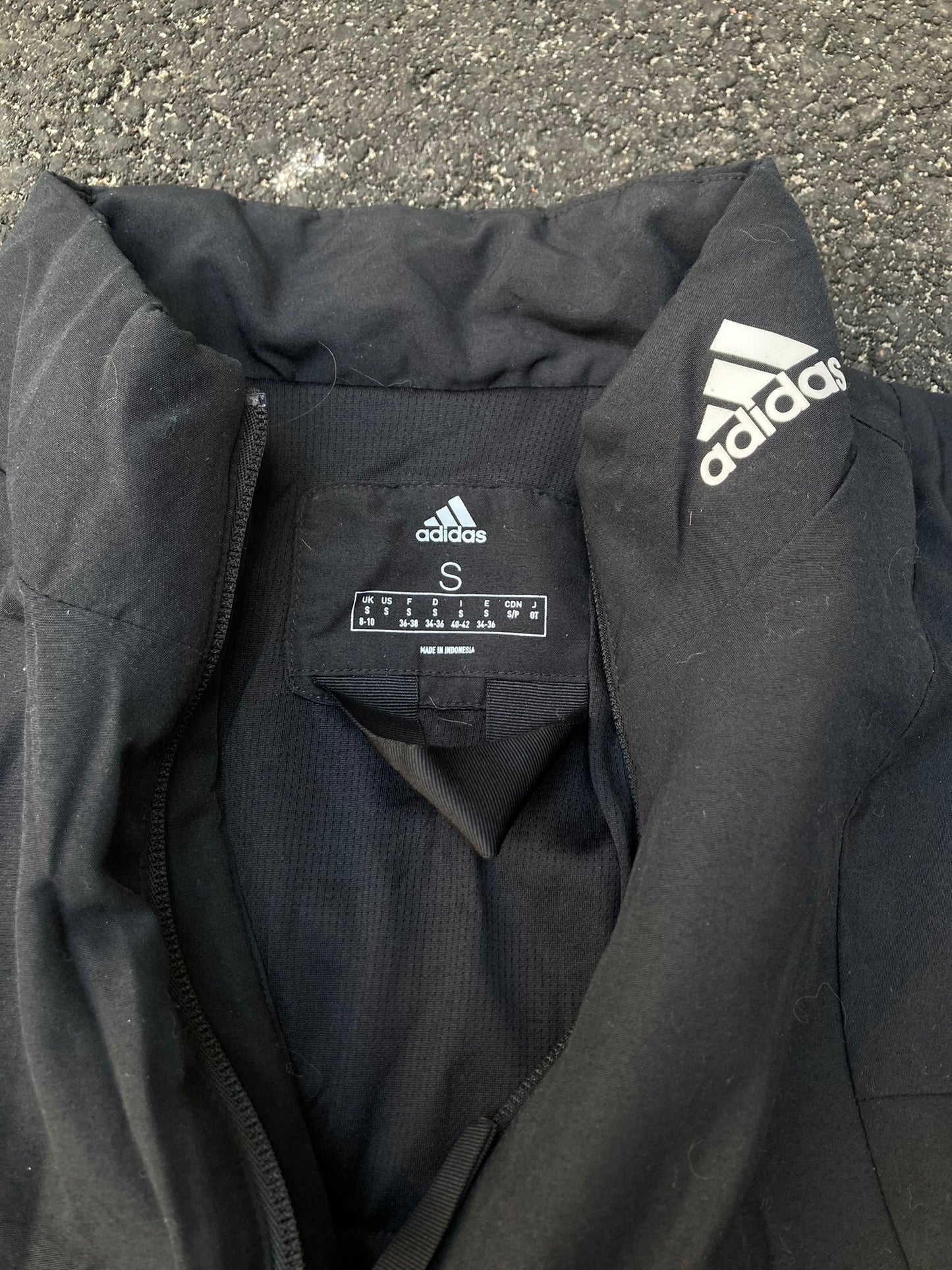 Adidas Performance Cropped Windbreaker Jacket - Black Techwear