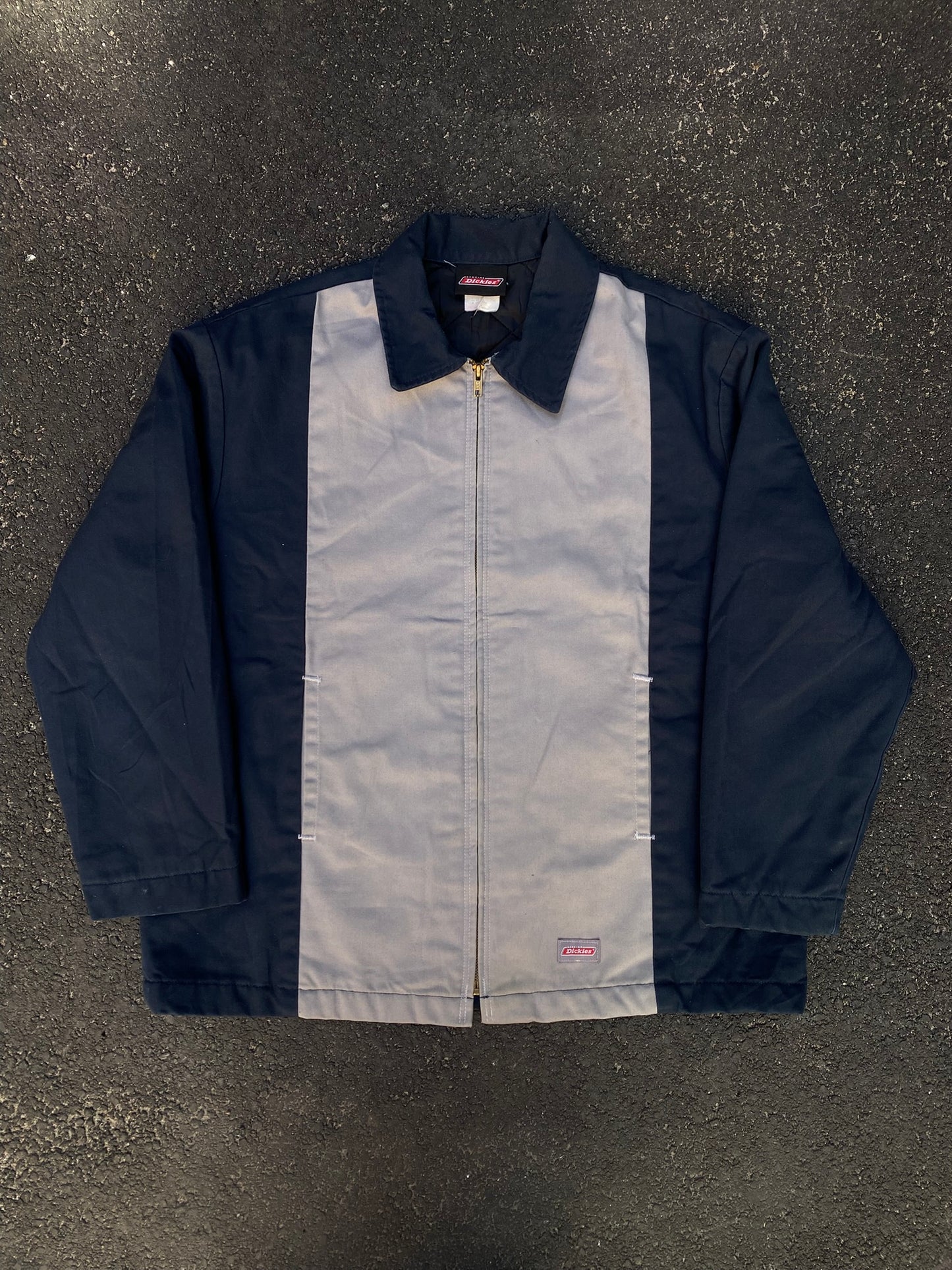 Vintage Dickies Eisenhower Two-Tone Work Jacket - Navy/Grey
