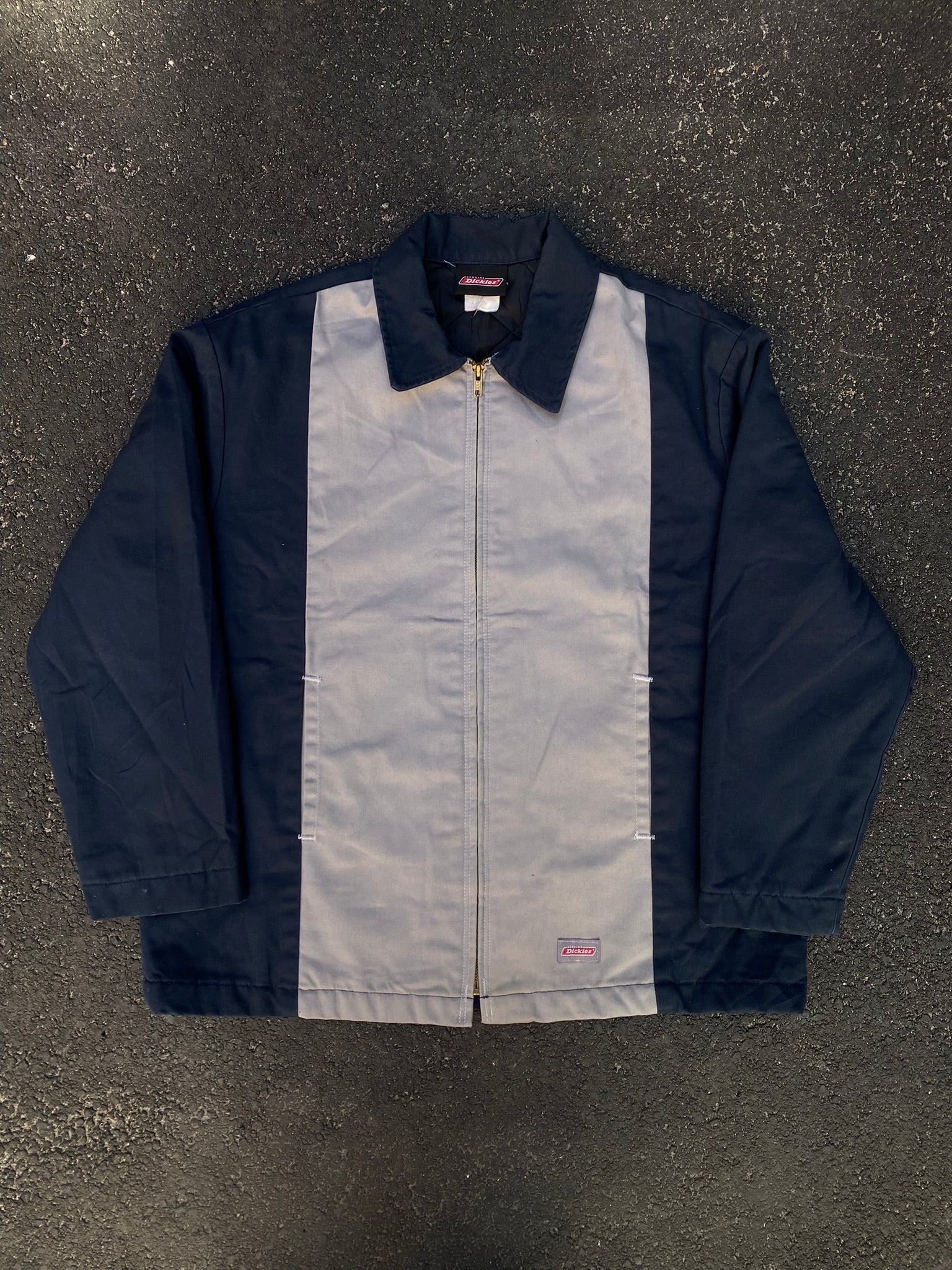 Vintage Dickies Eisenhower Two-Tone Work Jacket - Navy/Grey
