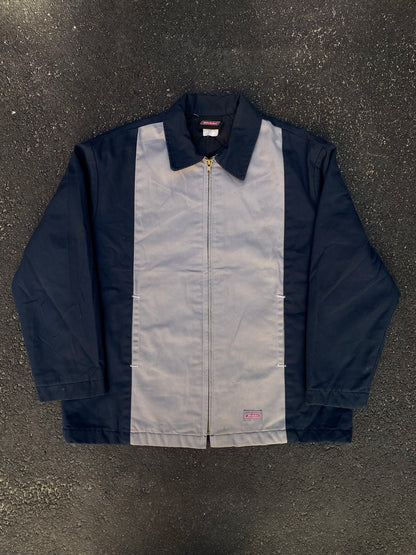 Vintage Dickies Eisenhower Two-Tone Work Jacket - Navy/Grey