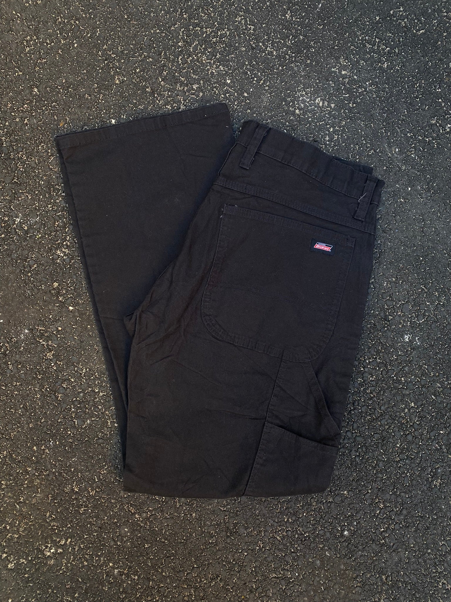 Dickies Black Carpenter Pants - Duck Canvas - Relaxed Fit