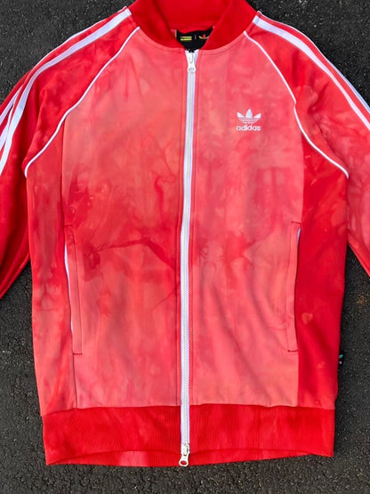 Adidas x Pharrell Williams Hu Holi Superstar Track Jacket - Scarlet Red