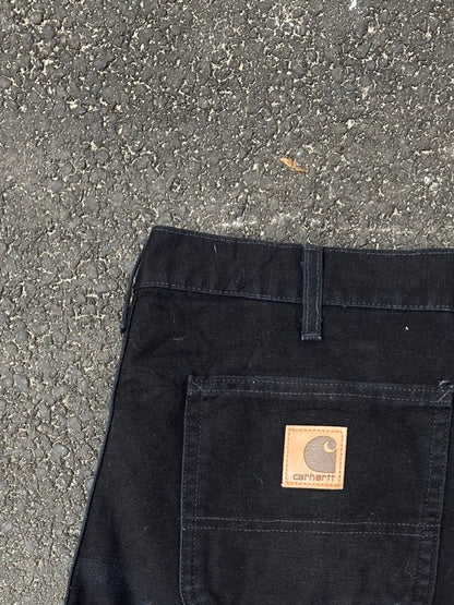 Carhartt Black Canvas Carpenter Shorts