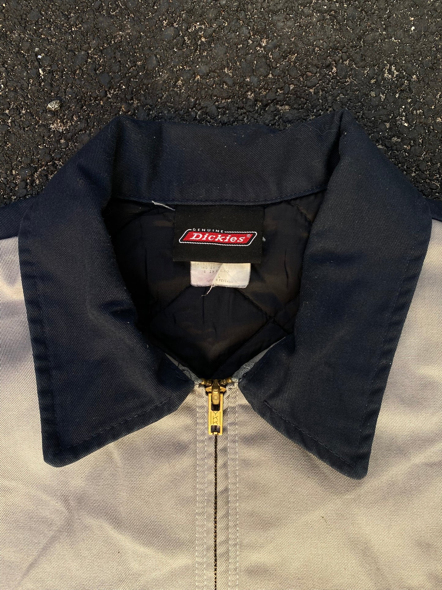 Vintage Dickies Eisenhower Two-Tone Work Jacket - Navy/Grey