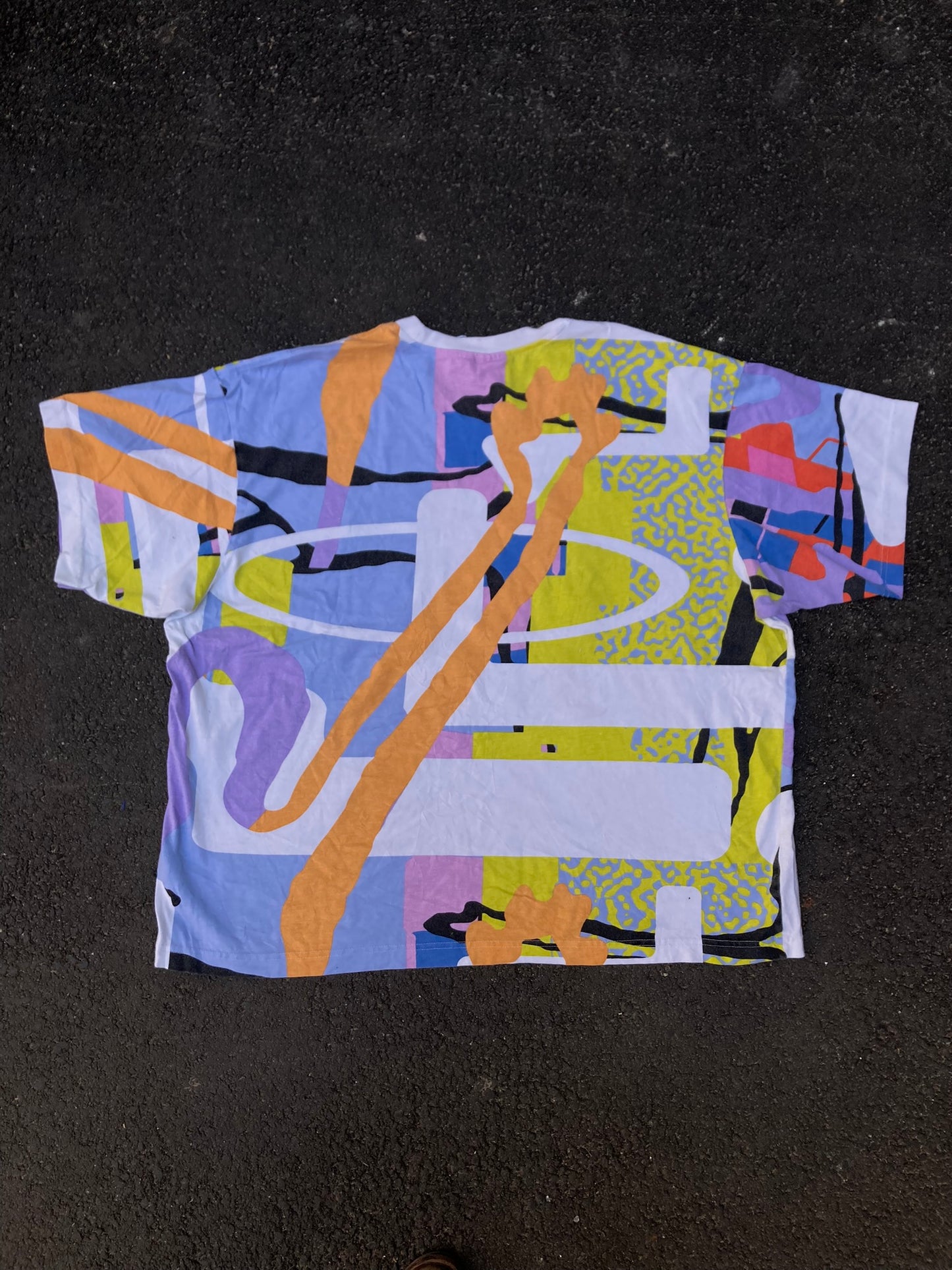 Adidas Love Unites Pride Pack Tee - Retro Abstract Graphic Shirt