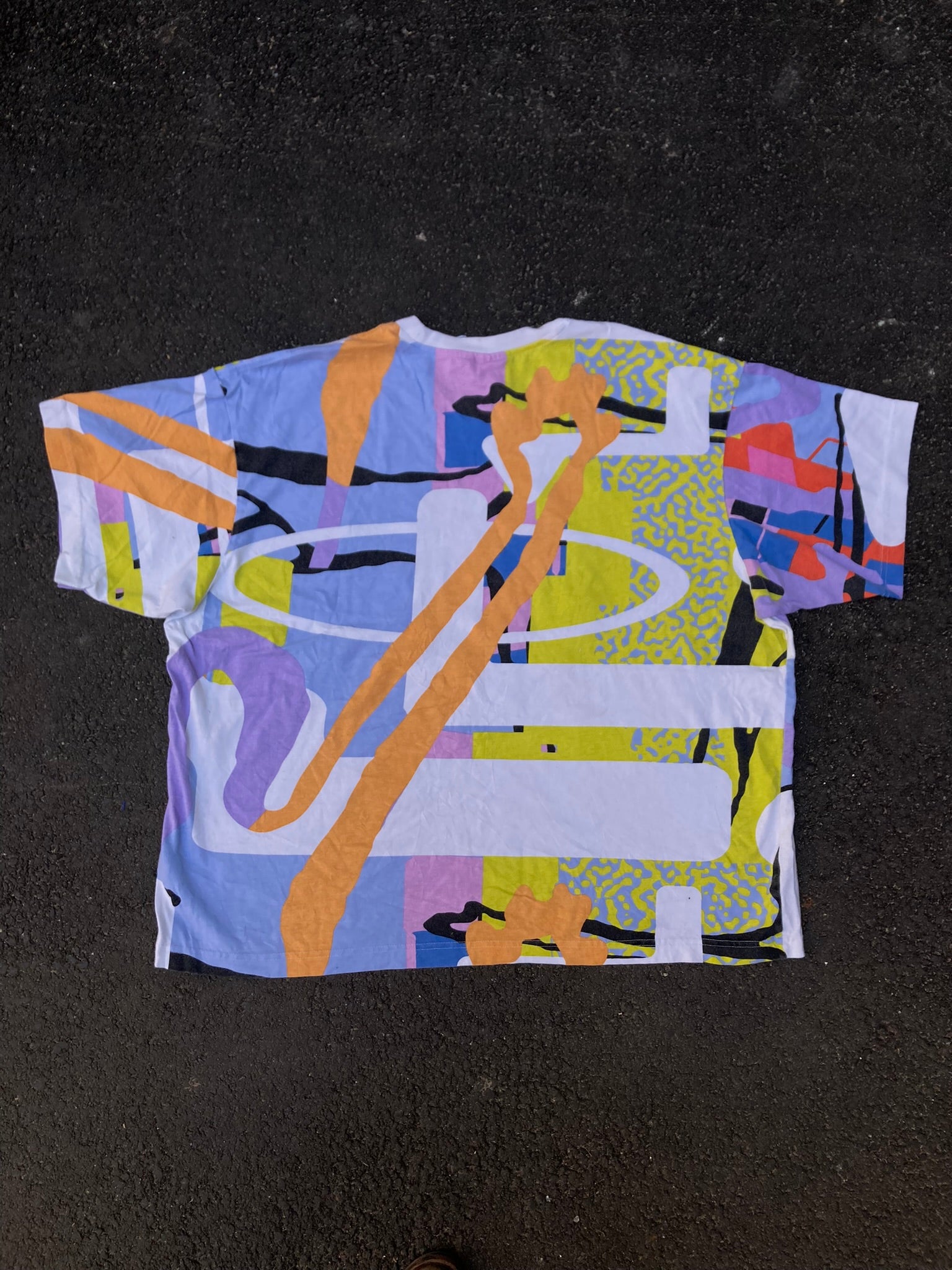 Adidas Love Unites Pride Pack Tee - Retro Abstract Graphic Shirt