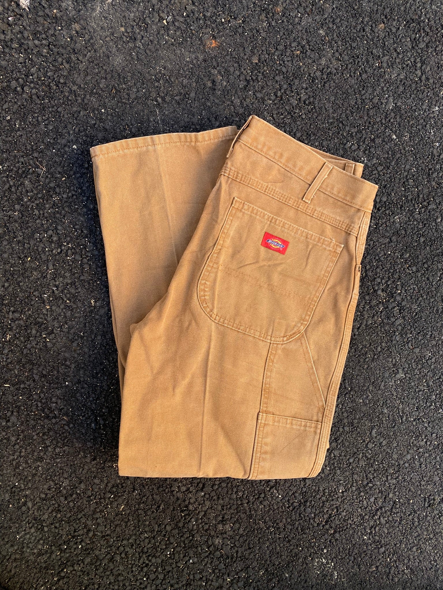 Dickies Duck Canvas Work Pants - Brown Carpenter