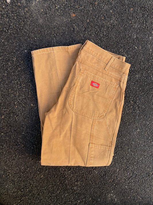 Dickies Duck Canvas Work Pants - Brown Carpenter