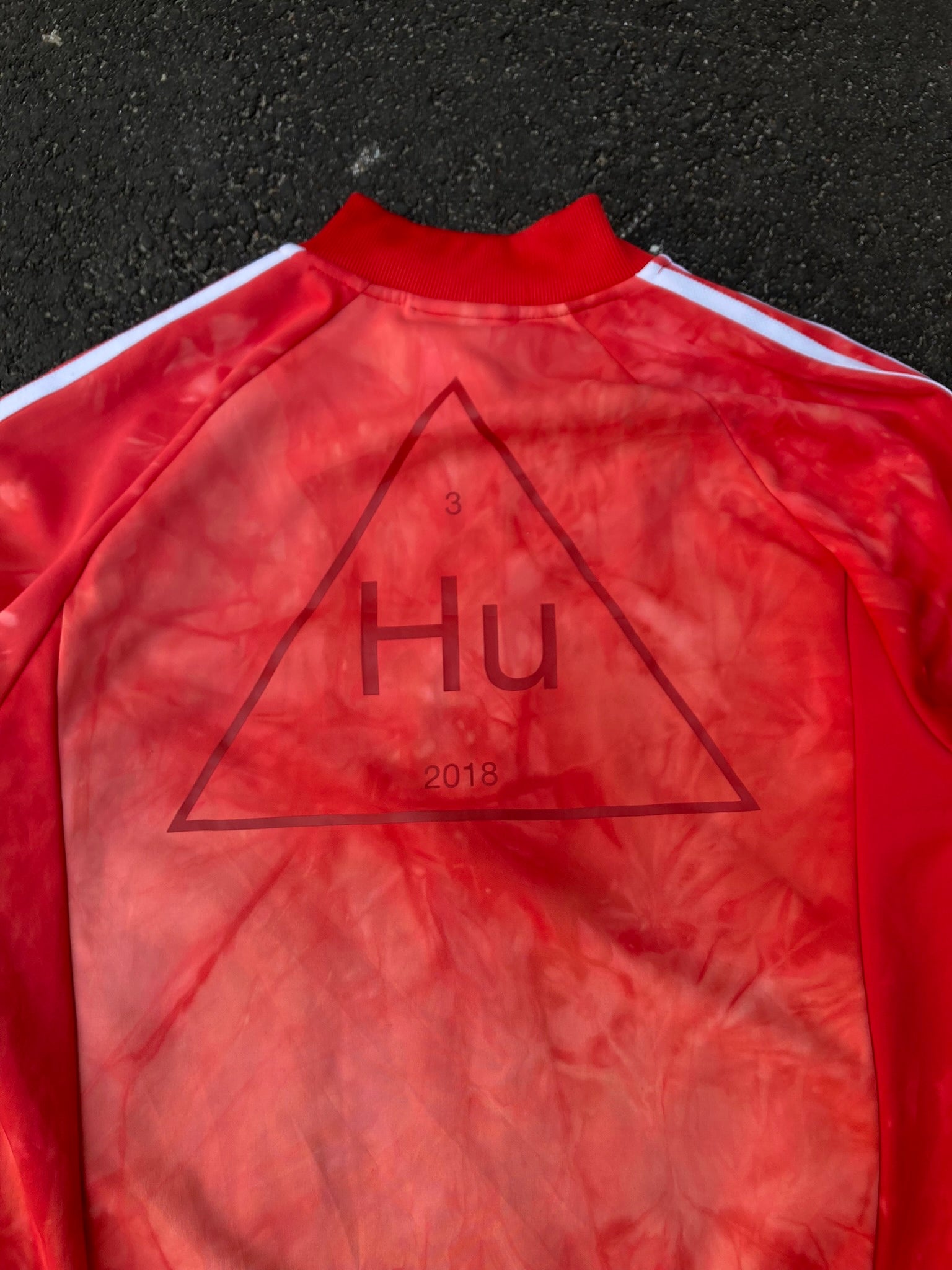 Adidas x Pharrell Williams Hu Holi Superstar Track Jacket - Scarlet Red