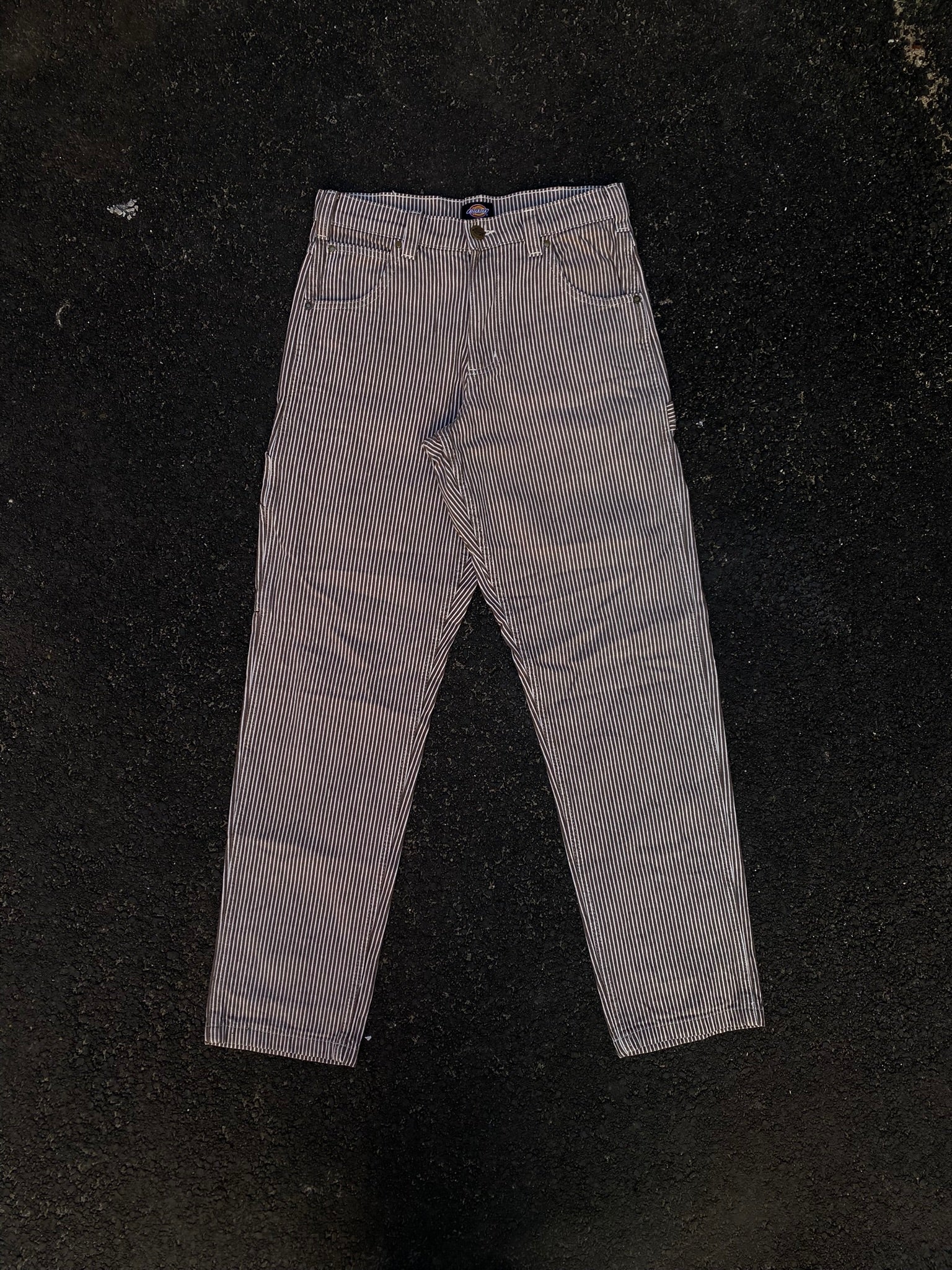 Dickies Garyville Carpenter Pants - Hickory Stripe