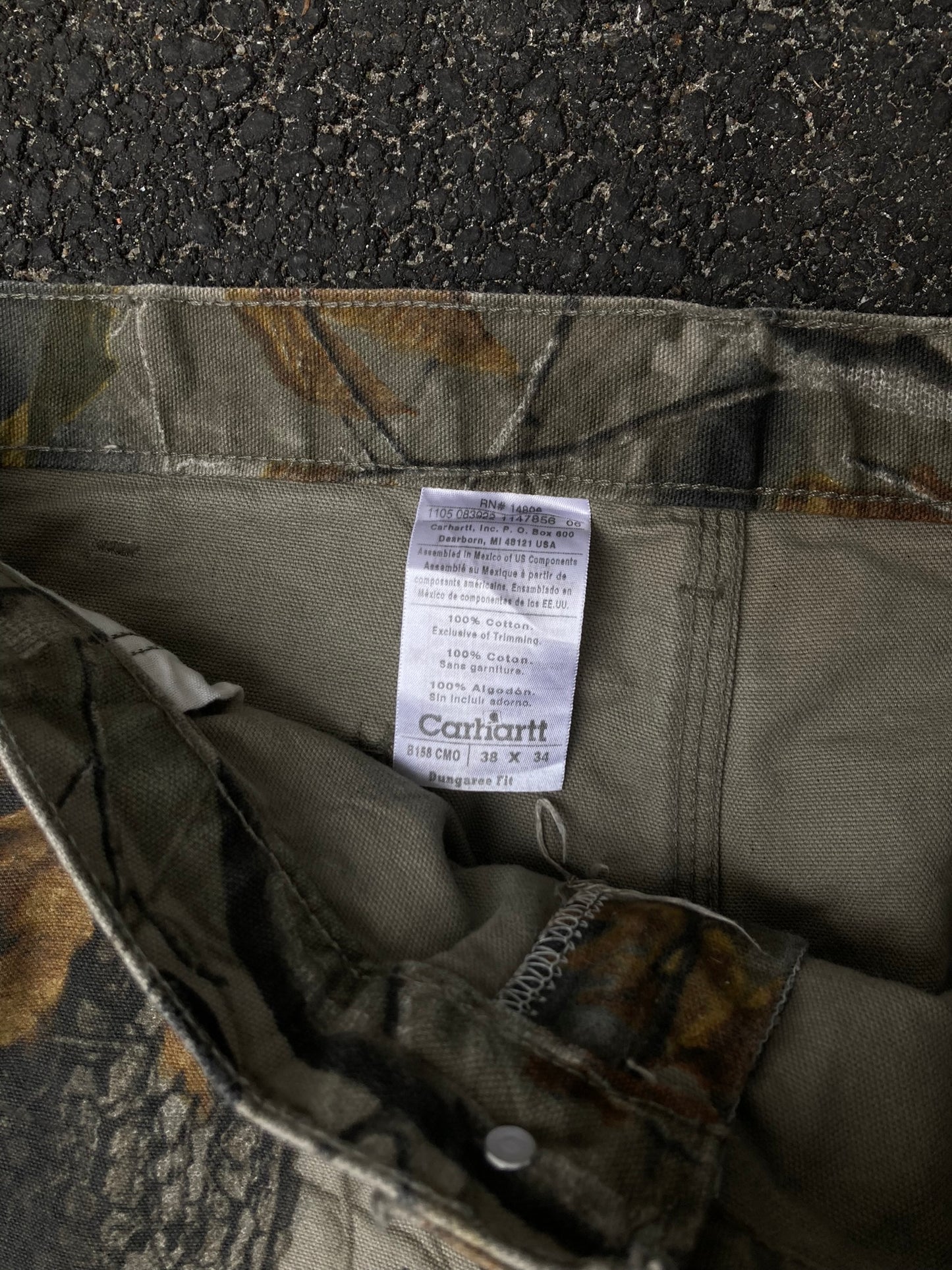 Carhartt Carpenter Pants - Realtree Dungaree Fit 2005
