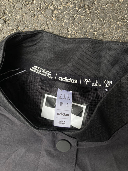 Adidas Lightweight Bomber Jacket - Black Windbreaker Tech Outerwear