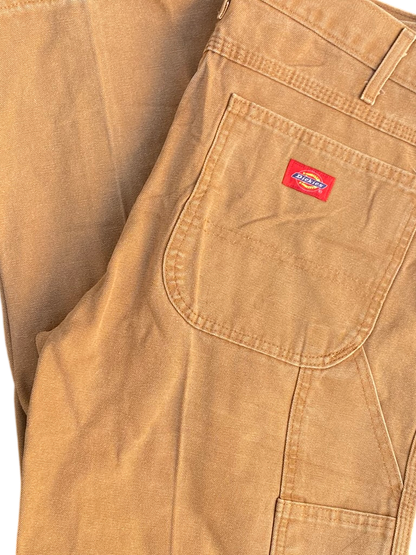 Dickies Duck Canvas Work Pants - Brown Carpenter